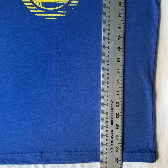 NBA Women’s Short Sleeve Screw Neck T-shirt Size L, Blue, Golden State Warriors - Picture 3 of 8
